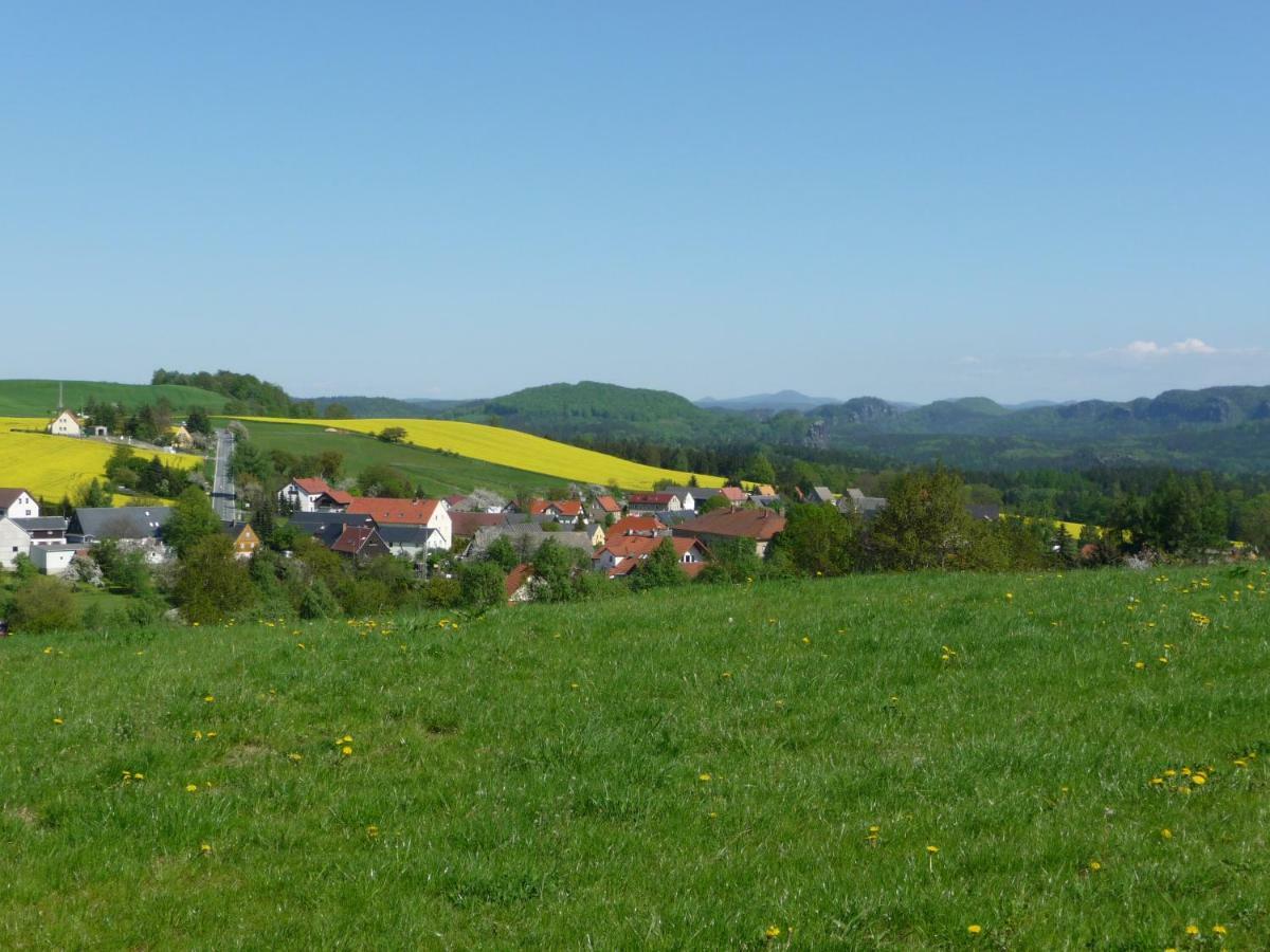 Pension Am Weinberg Saechsische Schweiz Mittelndorf Eksteriør bilde