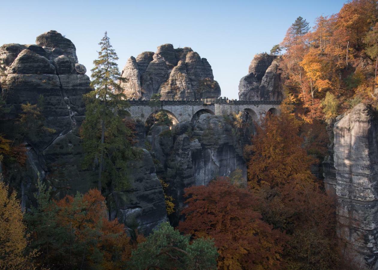 Pension Am Weinberg Saechsische Schweiz Mittelndorf Eksteriør bilde